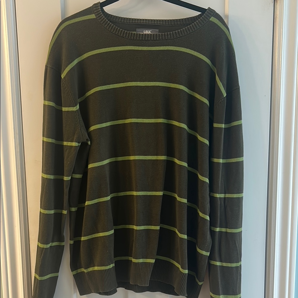 H&M L.O.G.G. Gray and Green Sweater